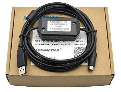 BlastCase Replacement for PLC Cable USB-SC09 Mitsubishi A Series MELSEC PLC Programming Cable FX Series USB to RS422 Adapter BlastCase Replacement for PLC Cable USB-SC09 Mitsubishi A Series MELSEC PLC Programming Cable FX Series USB to RS422 Adapter