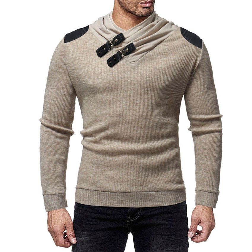 Cardigan Men 2019 Autumn Casual Fashion Men Sweater Four Solid Colors