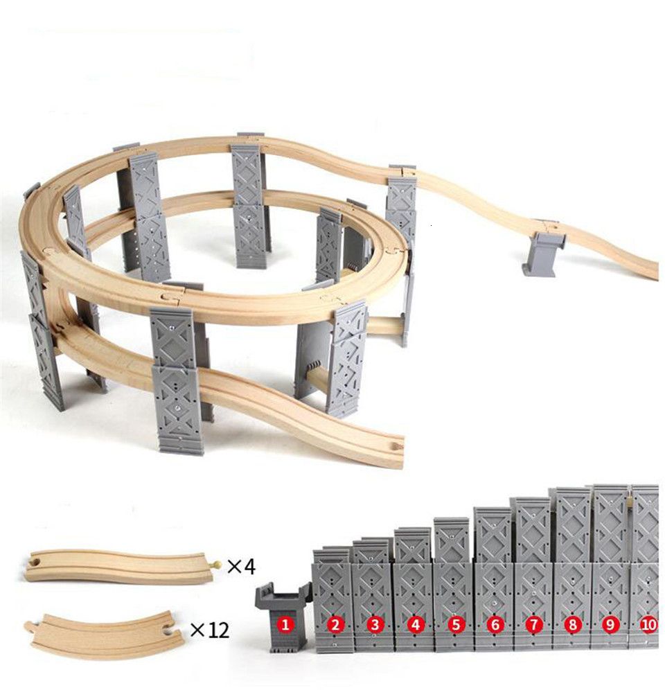 wooden tracks