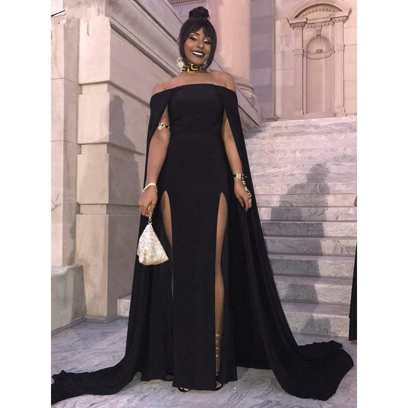 black and white banquet dresses