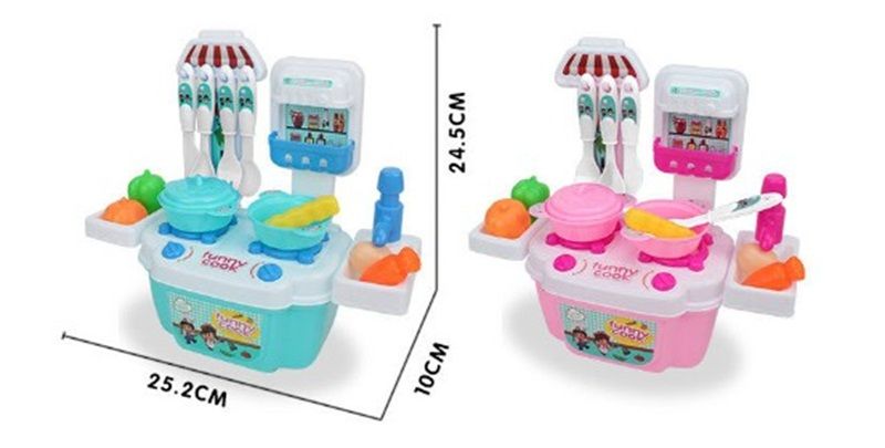 Compre Niños Cocina Pequeña Cocina Casa Juguete Juegos De Imaginación Niños Colores Mezclar Mini Traje Divertido 5 2yh F1 A 8,01 € Del Ganlu1992 | DHgate.Com