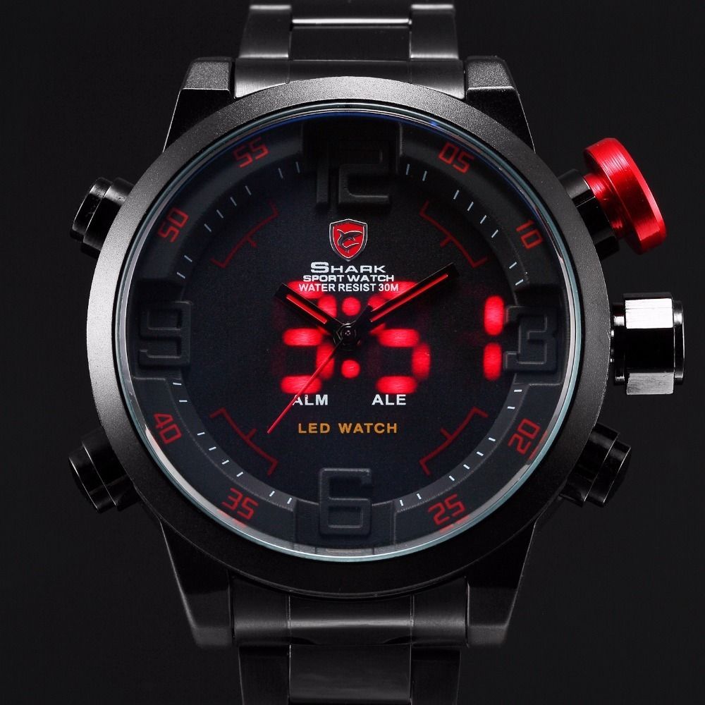 shark led watch
