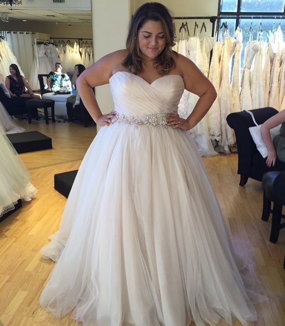 Discount Best Sale Cheap Plus Size Wedding Dresses Sweetheart