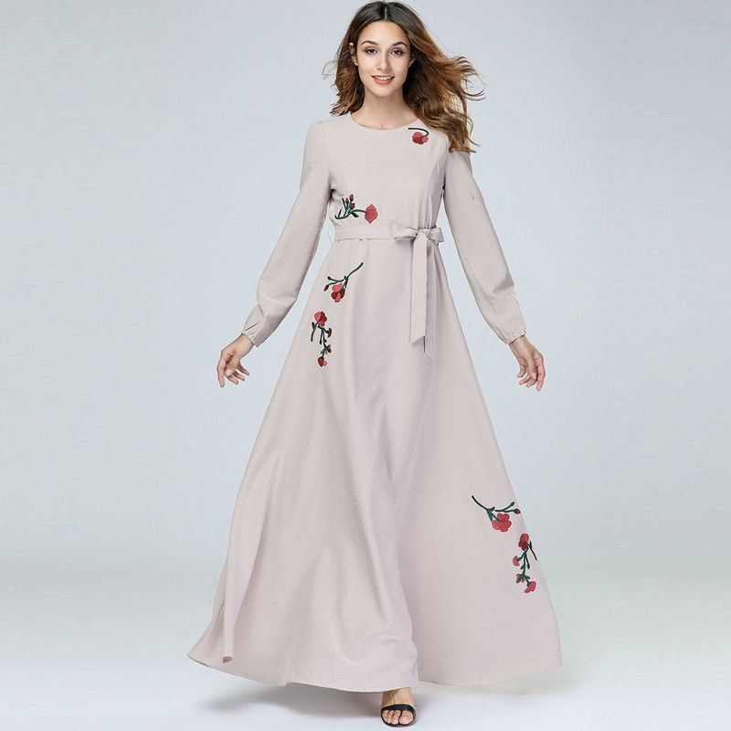 2020 Spring Long Abaya Kaftan Ramada Qatar Arabic Muslim Hijab Dress Abayas For Women Jilbab Robe Dubai Turkish Islamic Clothing From A5910 35 17 Dhgate Com