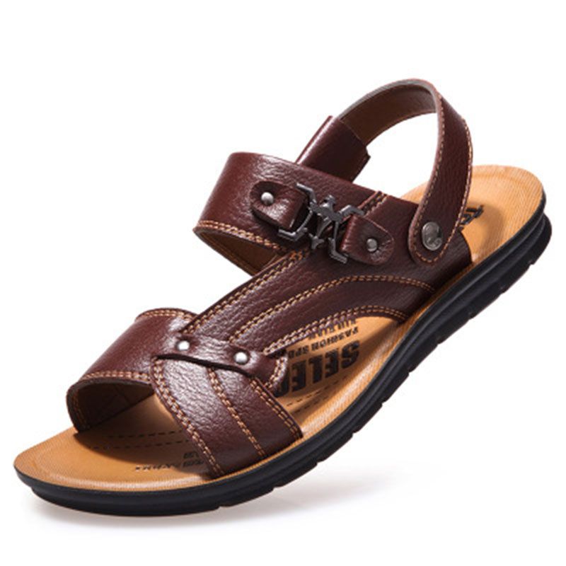pu leather sandals