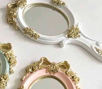 Satin Al 1 Adet Sevimli Yaratici Ahsap Vintage El Aynalar Vanity Ayna Dikdortgen El Hediyeler Icin Kolu Ile Kozmetik Ayna Tutun Lp0092 Tl68 63 Tr Dhgate Com