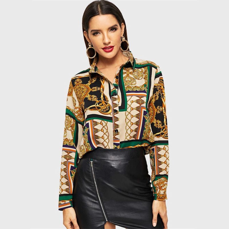 Chemisier motif foulard Clearance