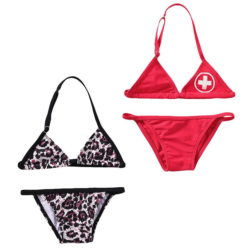 baby leopard print swimsuit