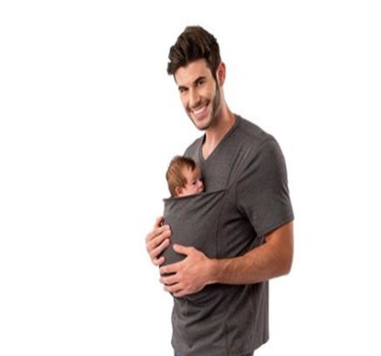 baby carrier shirt dad