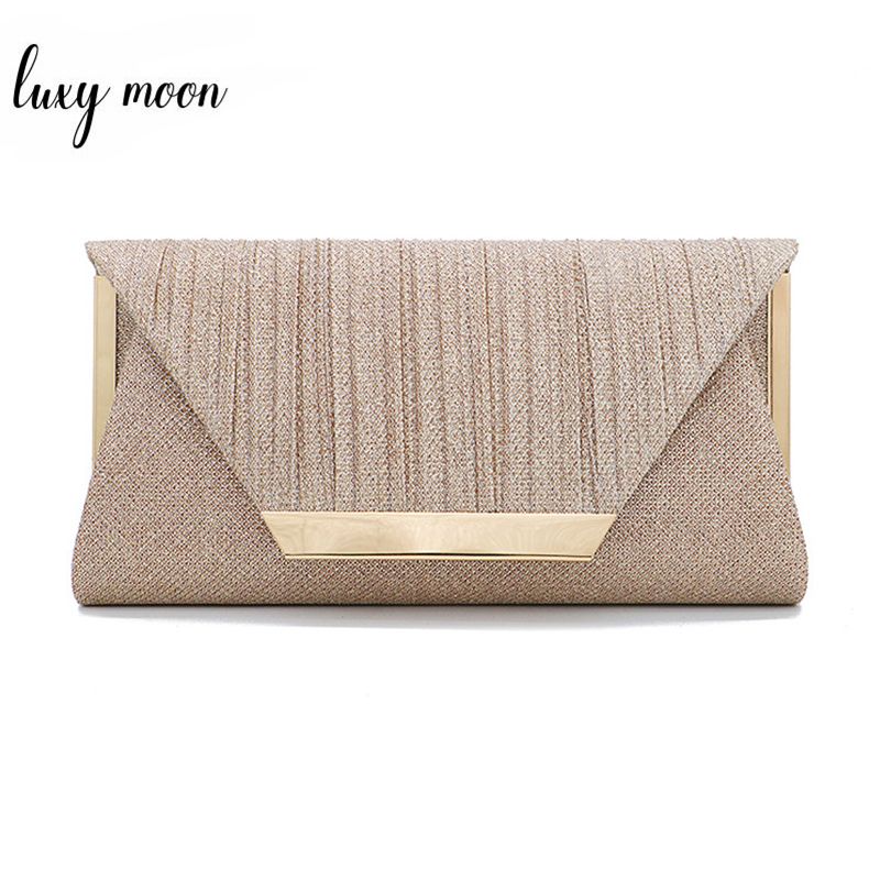 small gold clutch purse
