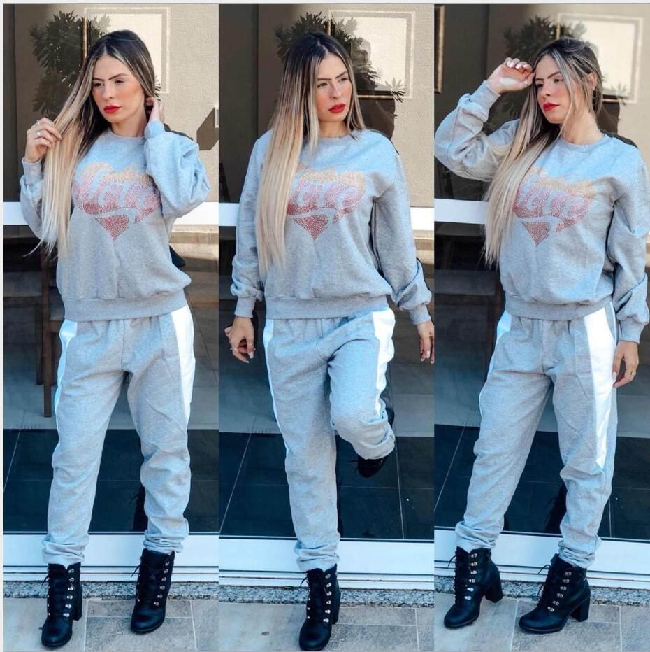 gray tracksuit womens