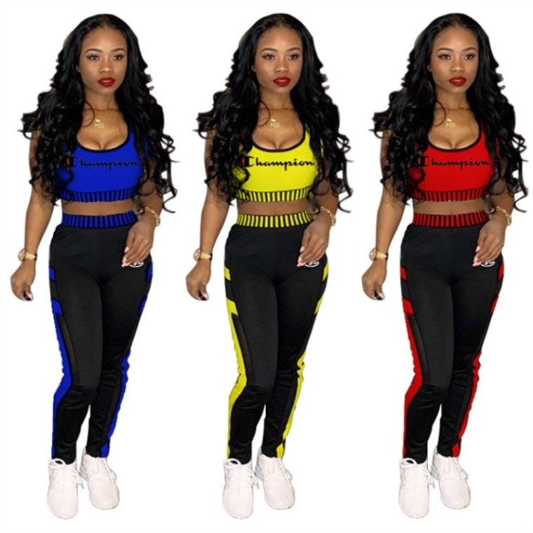 champion shirt and pants set womens