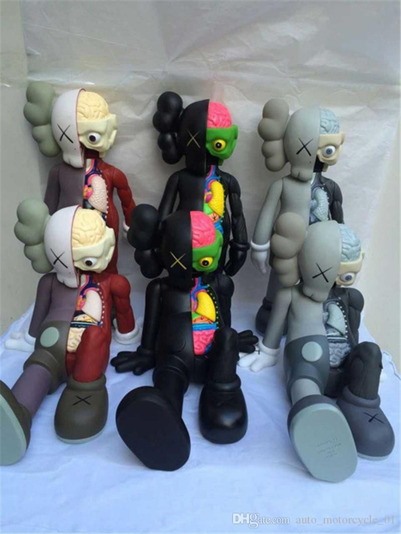2020 16 Inch KAWS Dissected Companion Original Fake Action Figures Toy