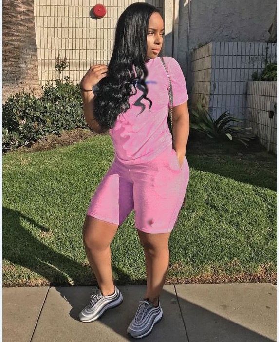 champion shorts womens pink