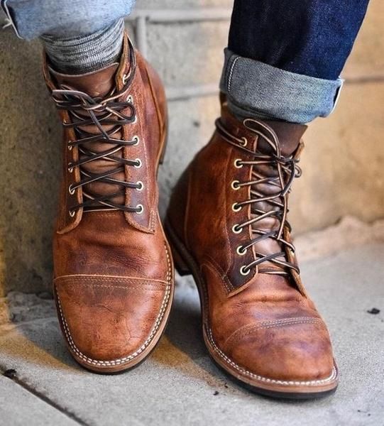 men's lace up snow boots