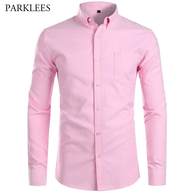 camisas de hombre rosadas
