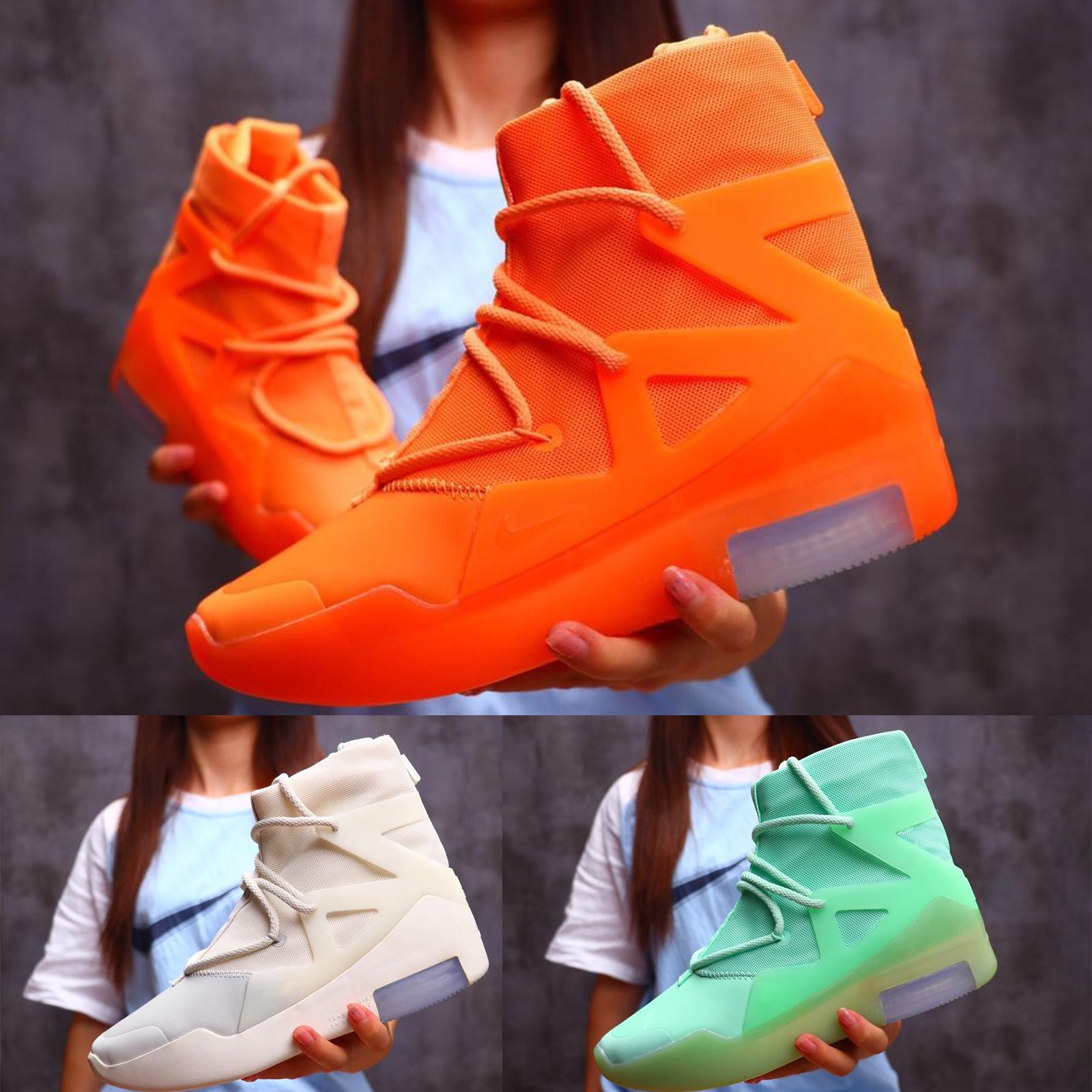 2019 New Model Fear Of God 1 FOG Men Sneakers High Cut