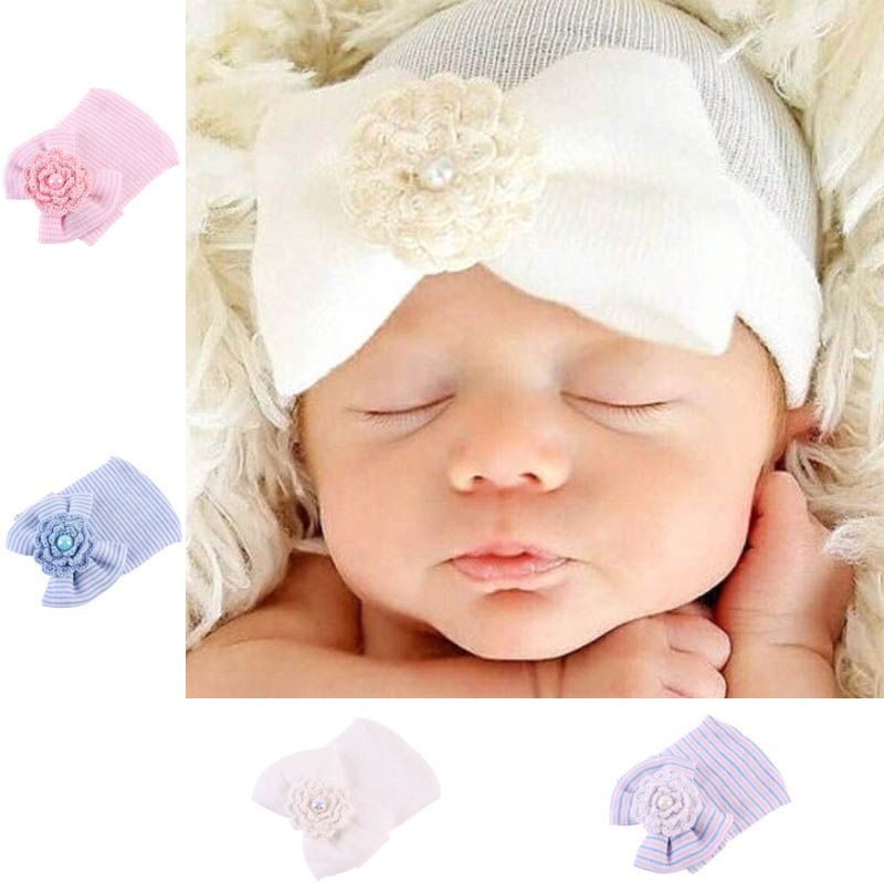 newborn baby hats with bows