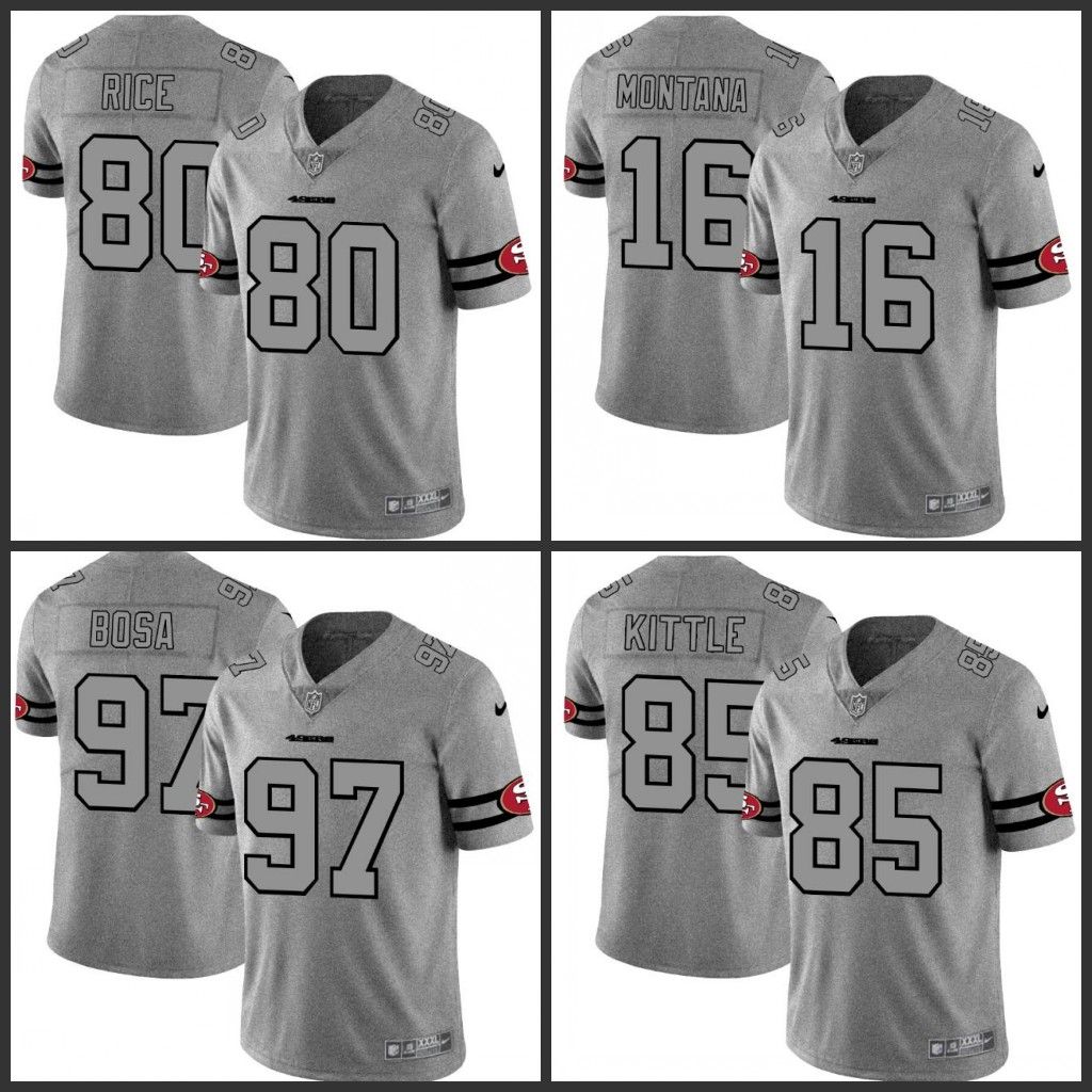 grey 49ers jersey