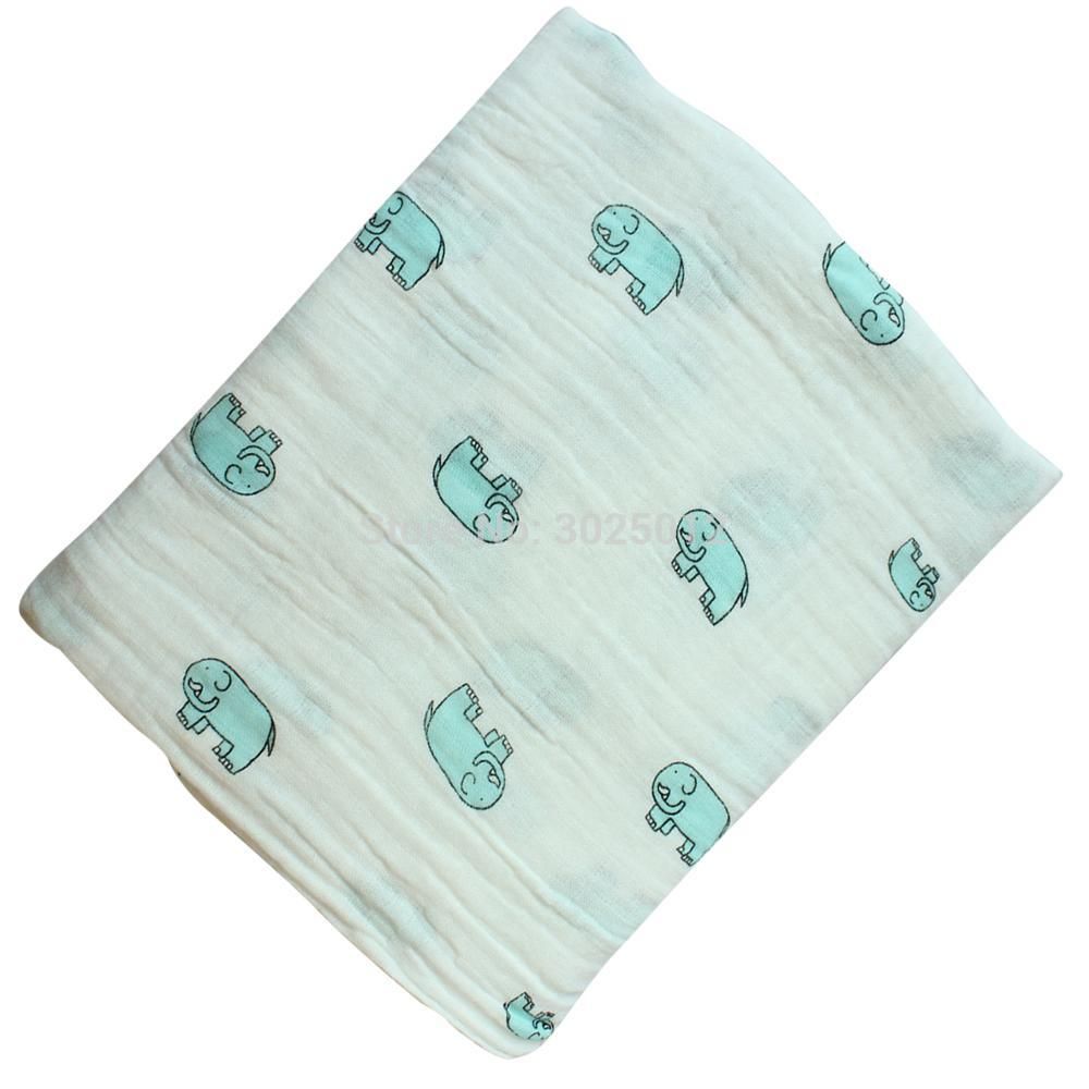 Blankets Cotton Muslin Swaddle Breathable Baby For Nursery Multi Use ...