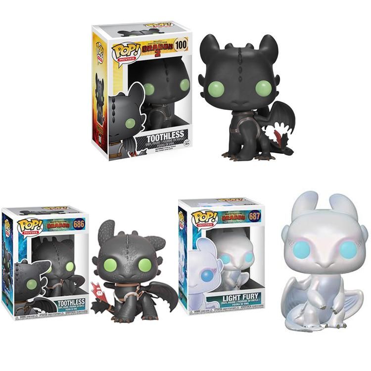 funko pop toothless and light fury
