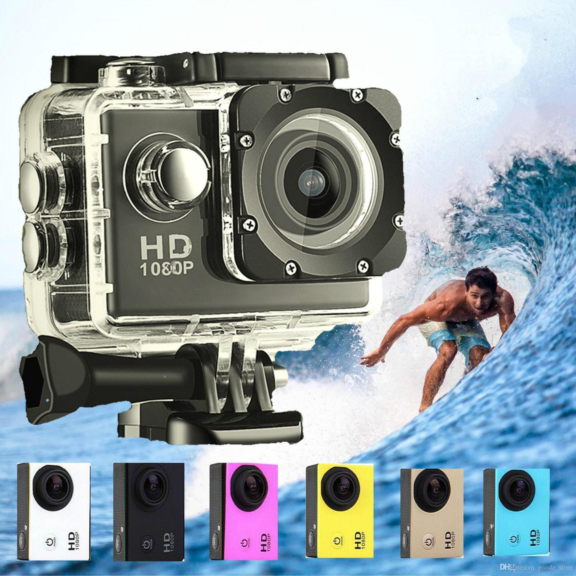 1 Pieza Blanco 2.0 LCD HD 1080P 30FPS DV Video Acción Cámara Deportiva Regalo