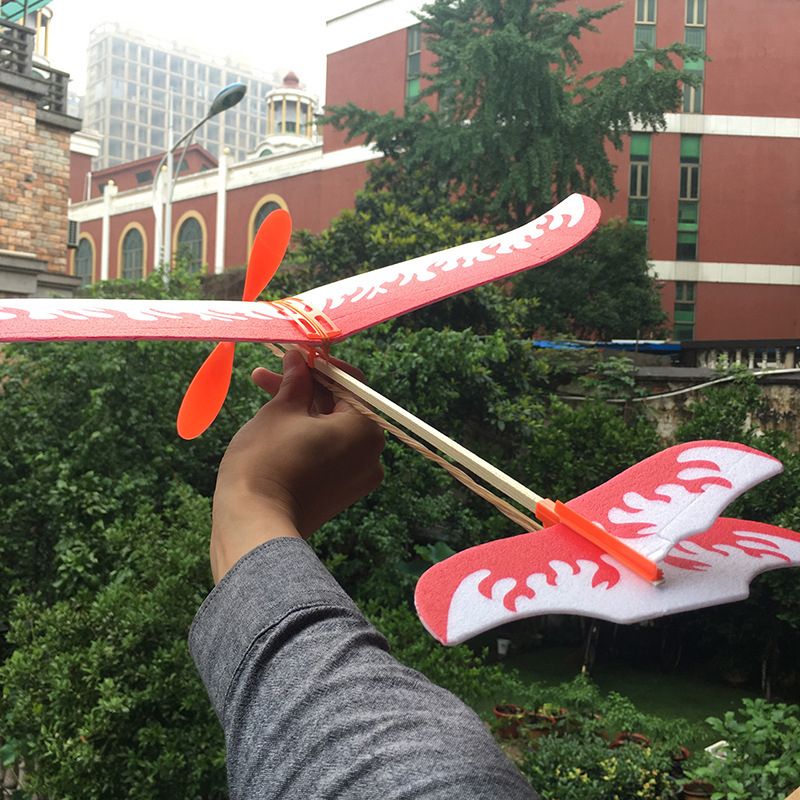 rubber band powered glider