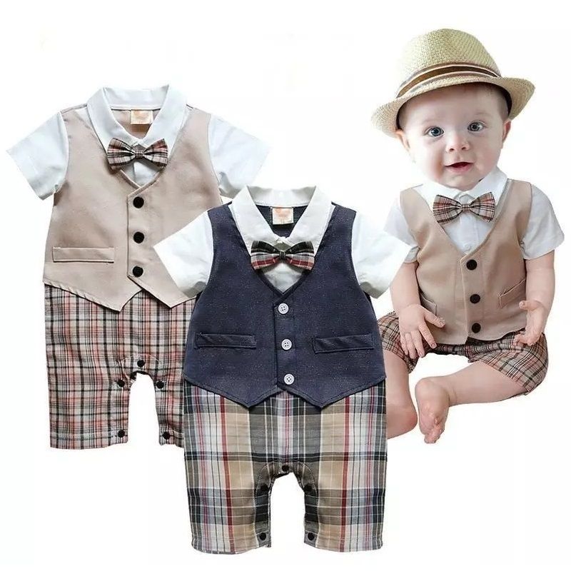baby tuxedo romper