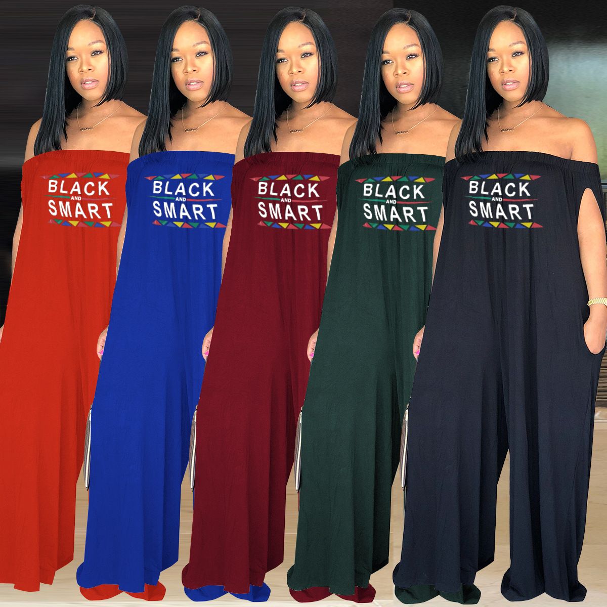 black smart jumpsuit