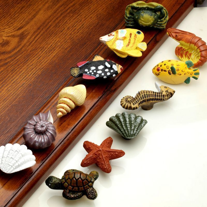 2019 Marine Series Resin Handles Pulls Drawer Cabinet Handle And