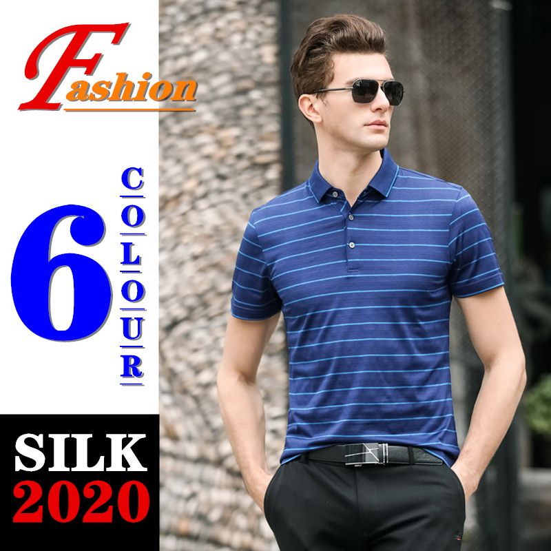 2020 High End Mens Short Sleeve Casual Shirt Soft Breathable