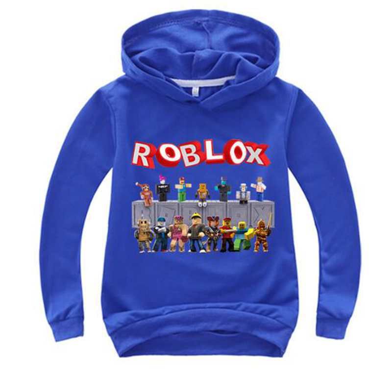 2020 Baby Wear Roblox Hoodies Sweatshirt T Shirt Kids Boys Girls Outwear Clothing Children Hoodied Long Sleeve Tees Casual Tracksuit H008 From Zlf999 8 05 Dhgate Com - blue t shirt over black sweater roblox