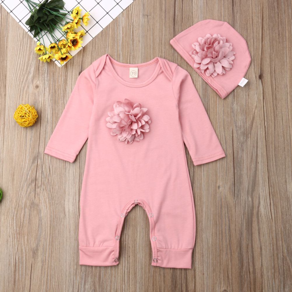 floral jumpsuit baby girl