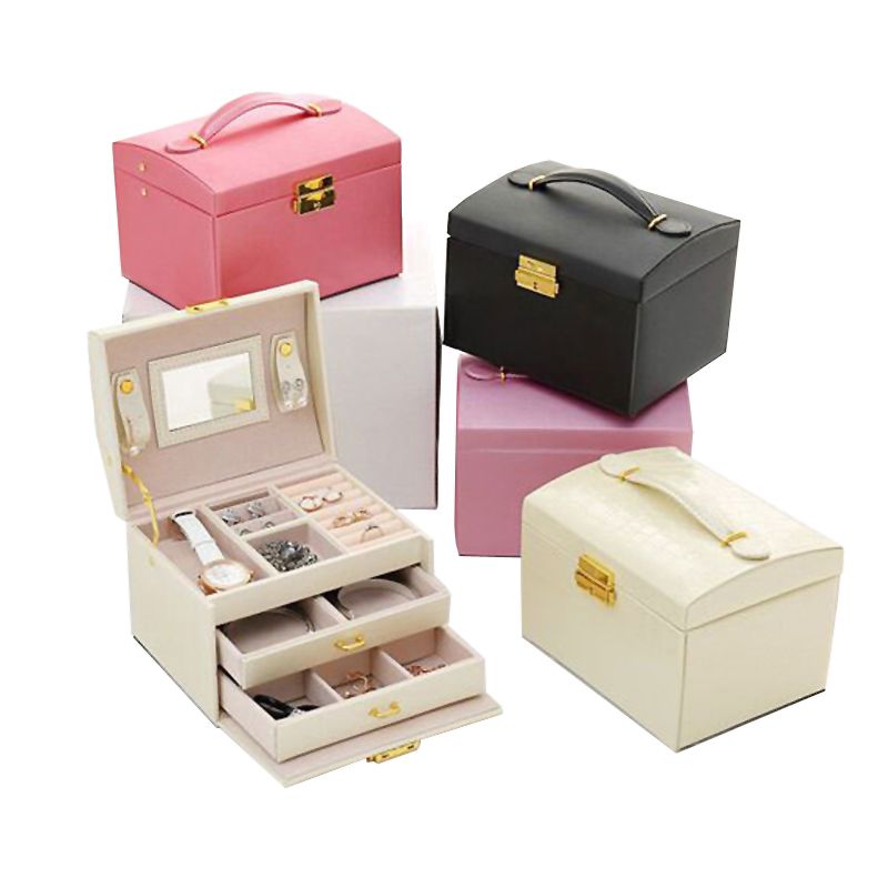 womens white jewelry boxes