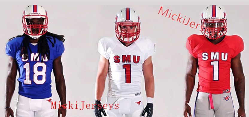 custom smu football jersey