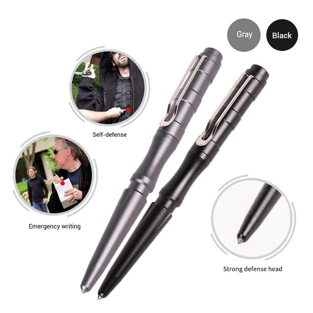 2021 Self Defense Tactical Pen Pencil Black Gray Color Simple Package