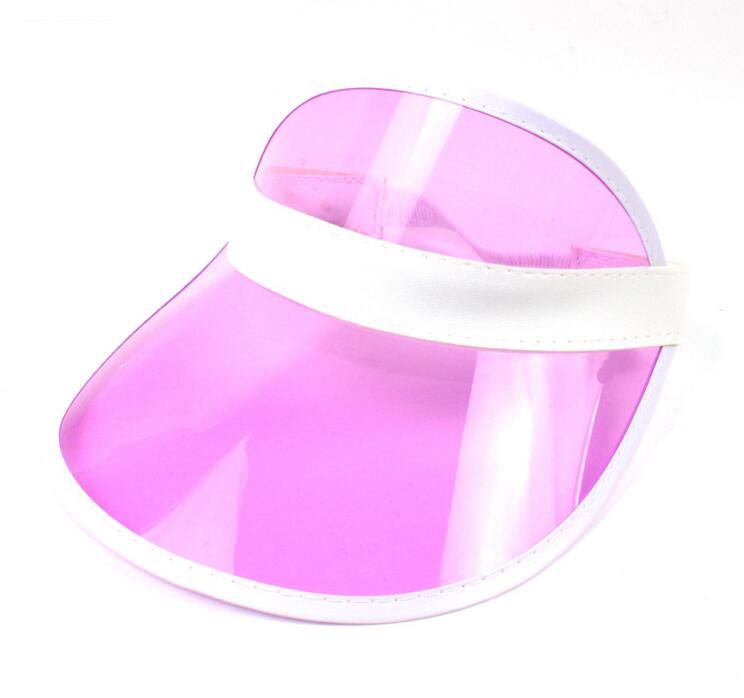 pink sun visor hat
