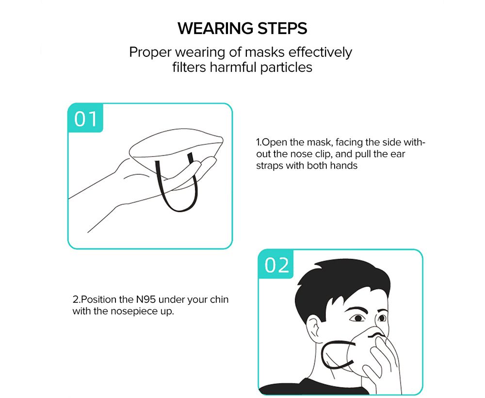 Wholesale Color N95 KN95 Respirator Face Masks N95 Protective PFE95