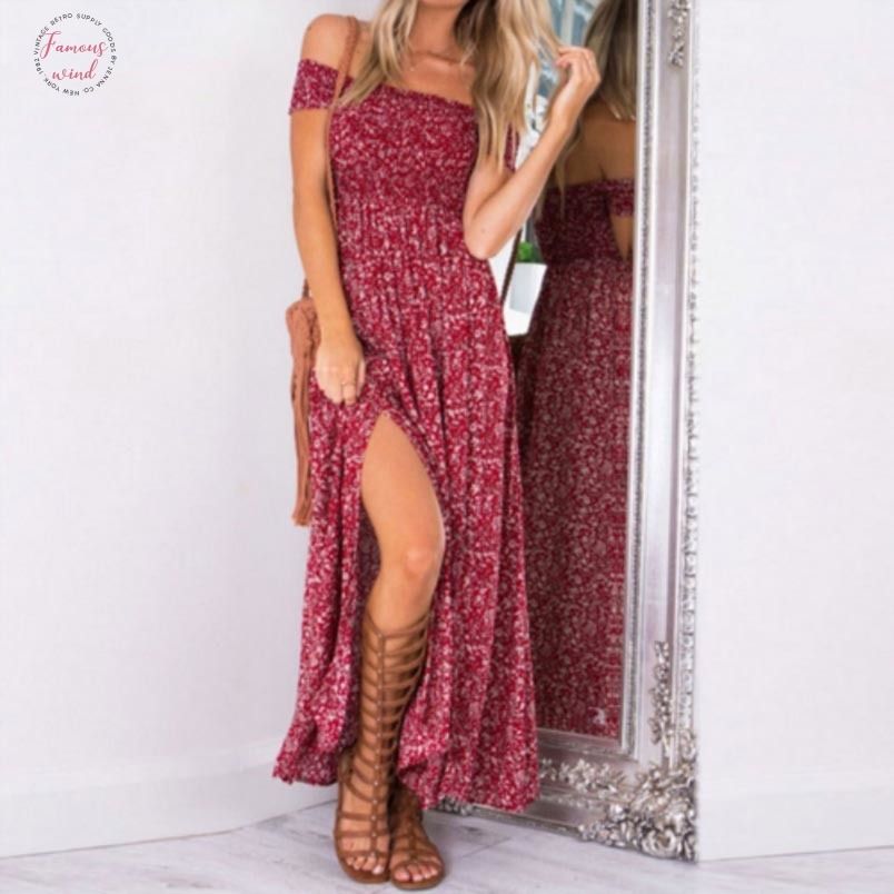 casual maxi sundress