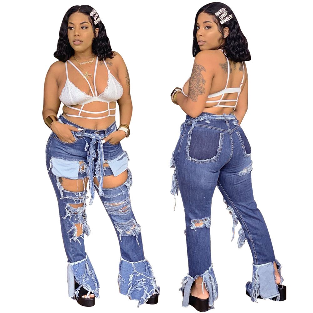 hot women in blue jeans