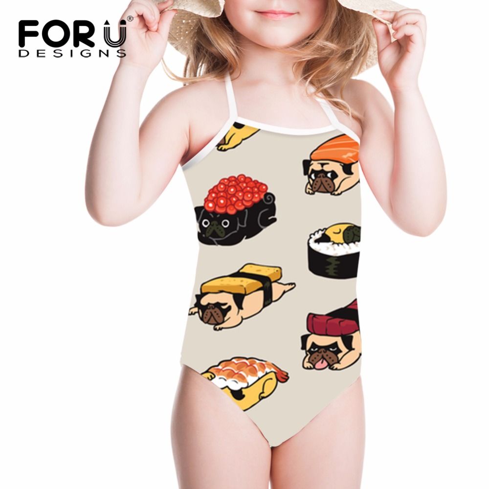 pugs in bathing suits
