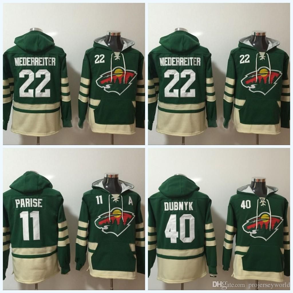 mn wild jersey hoodie