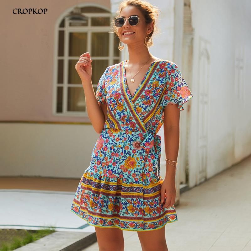 fitted boho dress