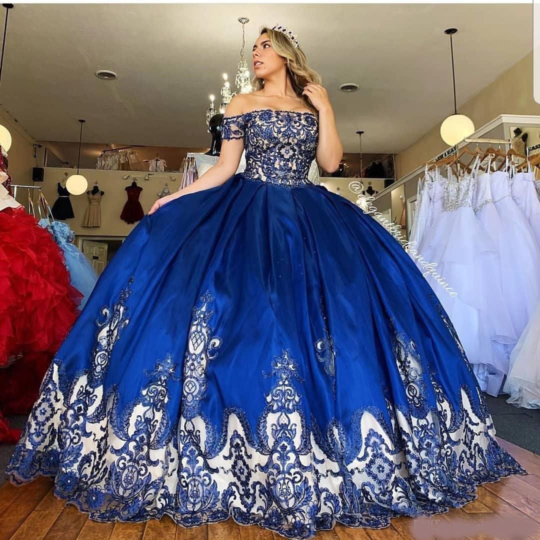 blue quinceanera