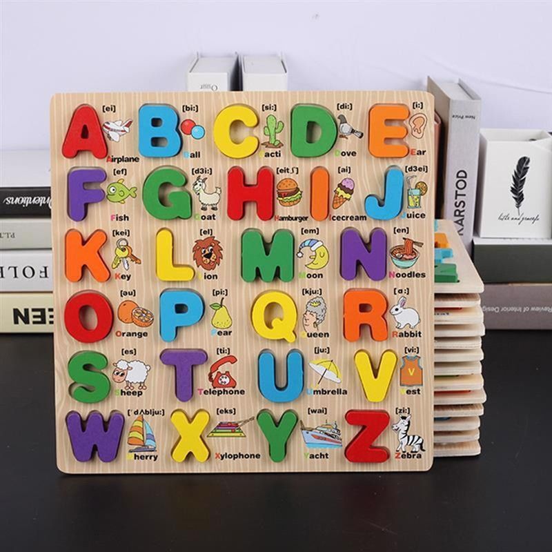 wooden puzzles for toddlers