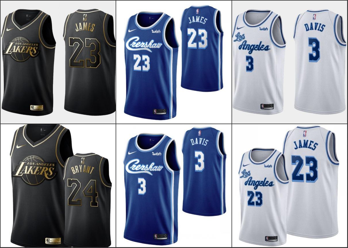 black and gold lakers jersey