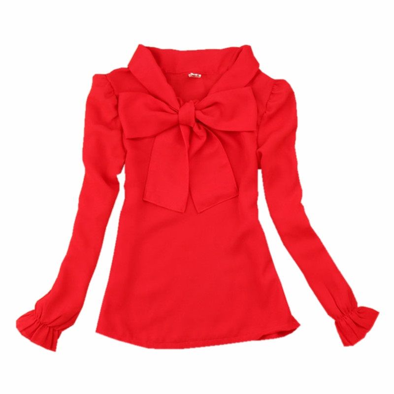 girls red dress shirt