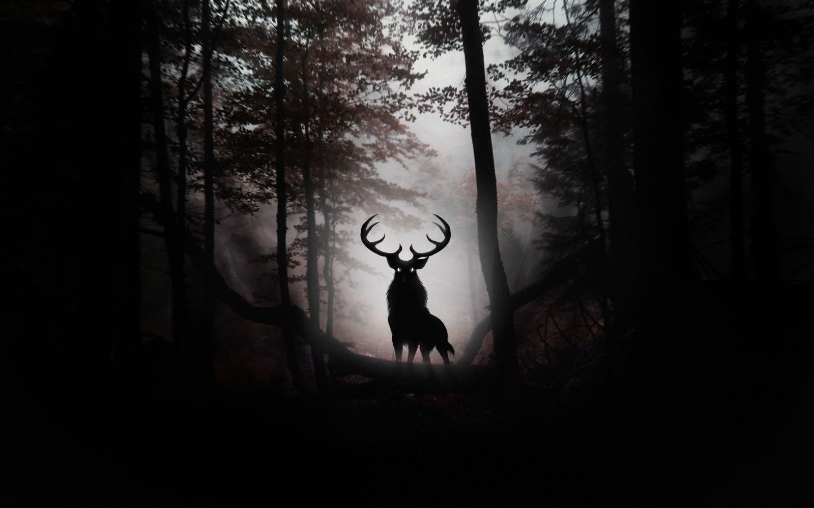 2020 Evil Stag In A Gothic Horror Dark Forest Art Silk Print Poster 24x36inch60x90cm 089 From Chuy8988 10 93 Dhgate Com