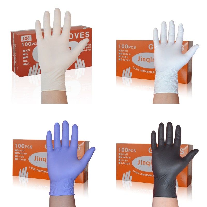 latex rubber gloves