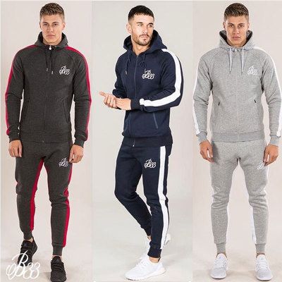 Compra Hombres Conjuntos Moda Manga Larga Slim Sweat Suits Sudaderas  Sudaderas Sudadera Sudadera Dos Pantalones Pantalones Hombre Chaqueta Pantalones  Pantalones Ejercicio Al Por Mayor Barato | Entrega Rápida Y Calidad |  Es.Dhgate